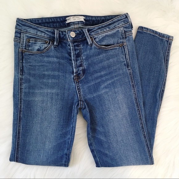 Free People Denim - Free People Skinny Jeans with Button Fly